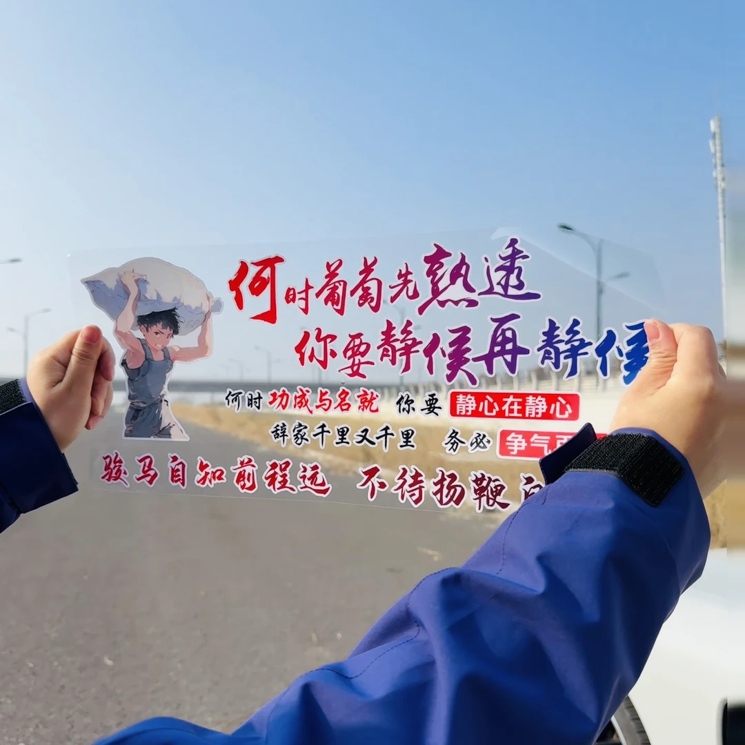 何时葡萄先成熟汽车贴纸车门后窗天窗装饰车贴贴画