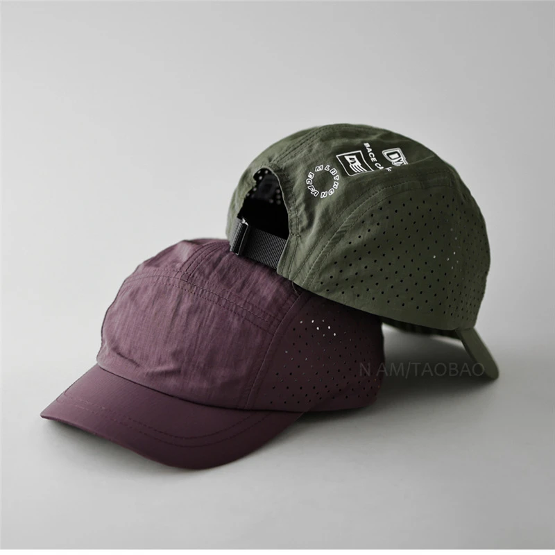 秋冬季日系复古短帽檐鸭舌帽男夏季户外运动透气速干棒球帽薄短沿