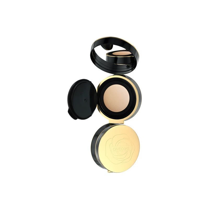 蒂妃珂鱼子酱花漾鎏金养肤柔光清透紧致气垫粉底粉霜气垫