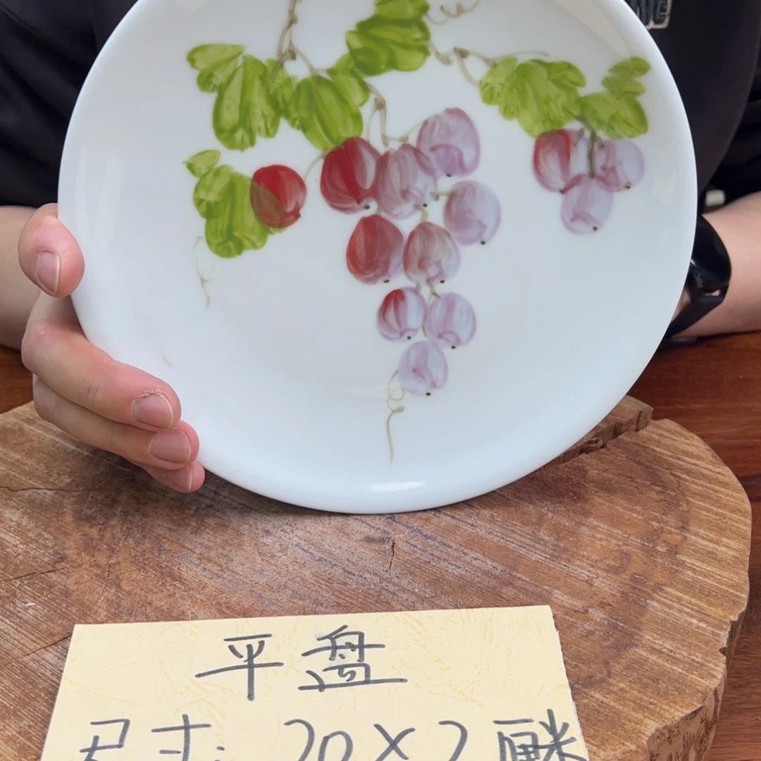 瓷片景德镇陶瓷手工手绘制作