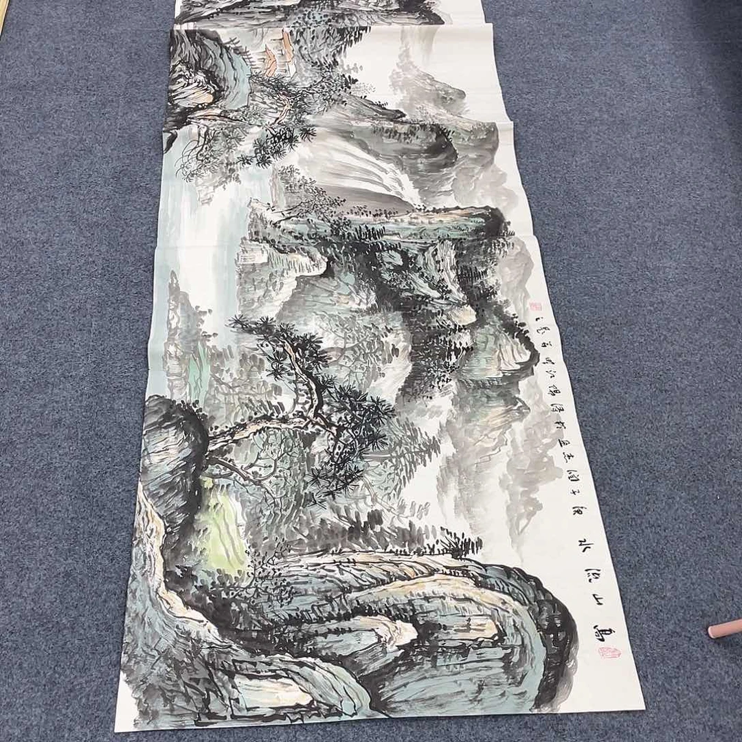 国画作品小姐姐放漏…