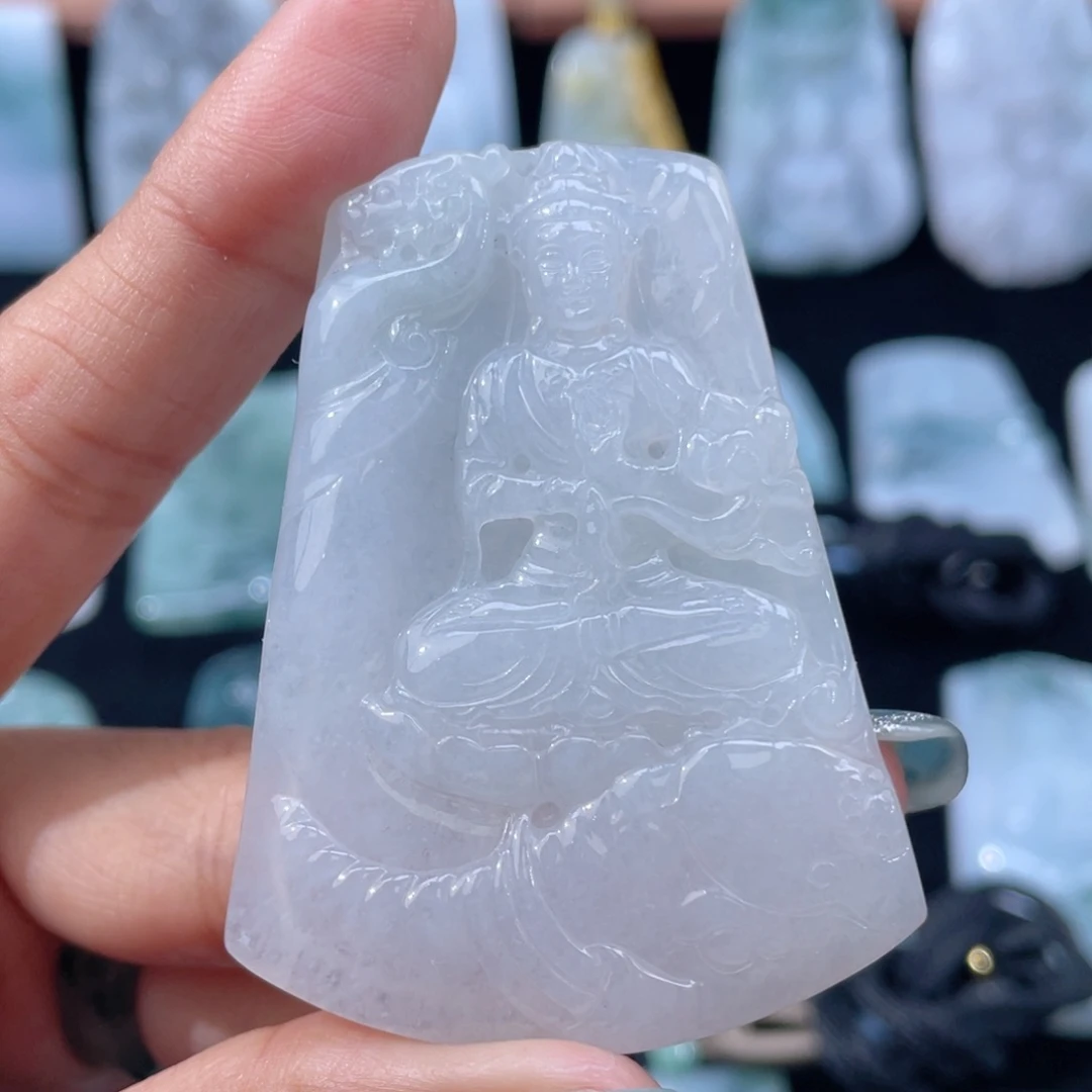 颈饰未镶嵌翡翠普贤