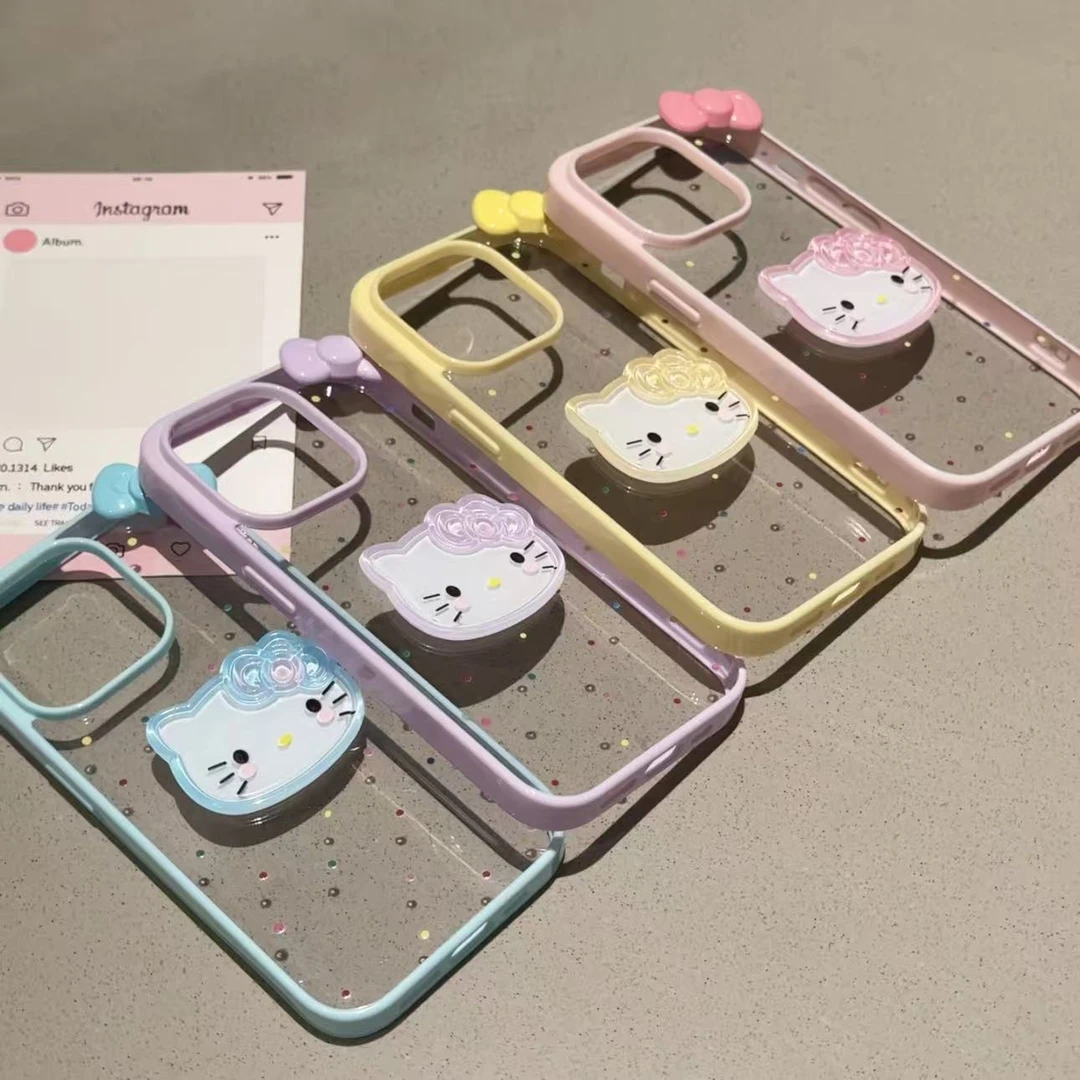 SMBLCE多巴胺蝴蝶结KT适用苹果17/16手机壳15亚克力二合一14/1312