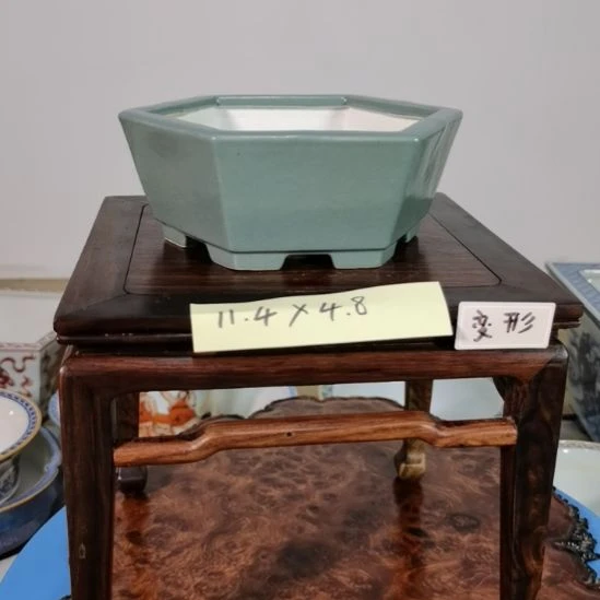 手工手绘釉盆大徳堂