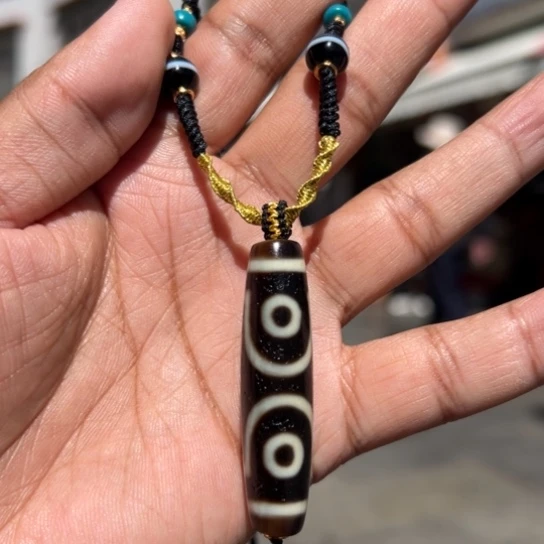 大***林玛瑙/玉髓（覆膜）未镶嵌颈饰