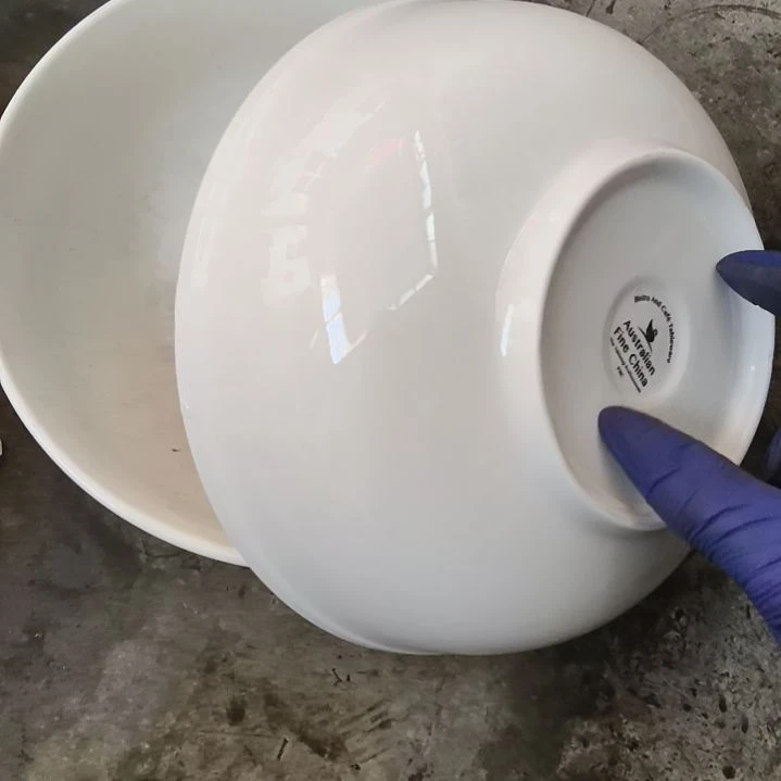 瓷黑天鹅直径21厘米大面碗