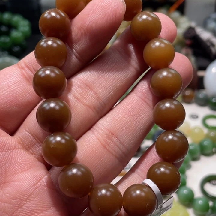 和田玉未镶嵌手串