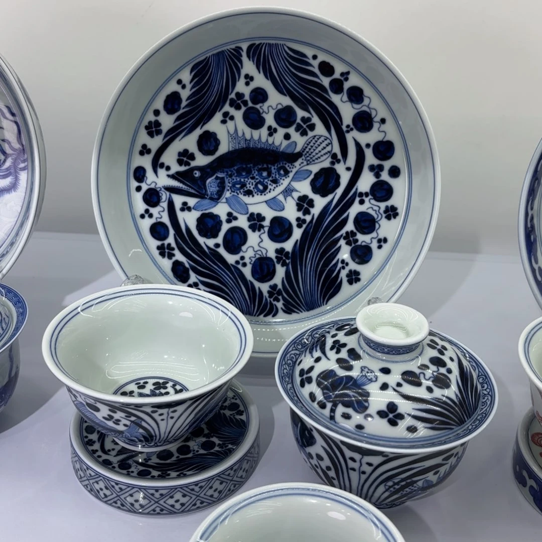 A***u景德镇陶瓷五件套