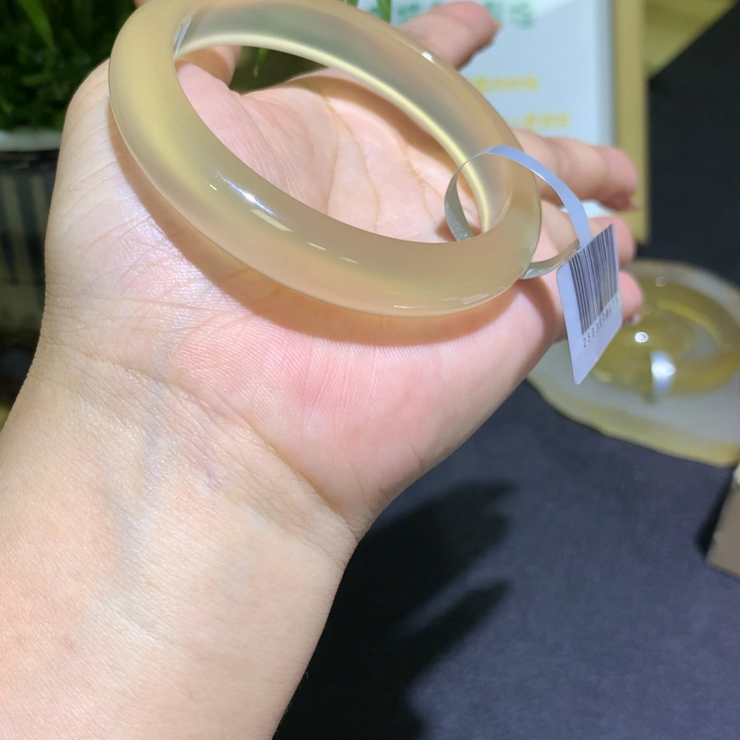 手镯玛瑙/玉髓未镶嵌蜂蜜水带刚