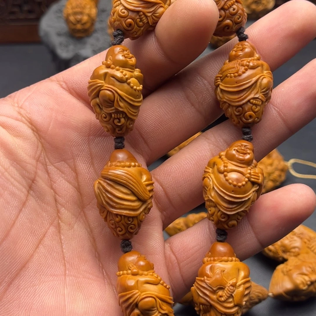 手串/手链橄榄核座山雕弥勒