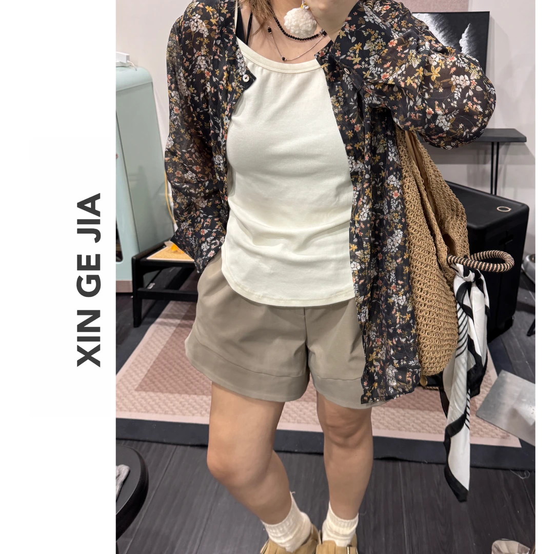 【欣哥】微胖大码 “天丝” 夏花防晒开衫