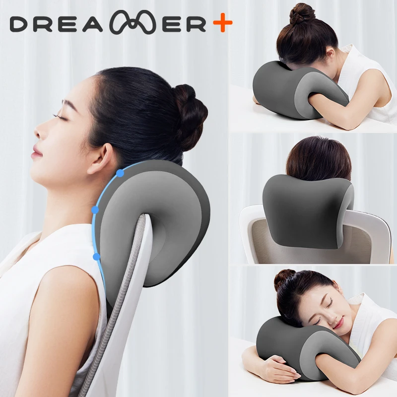 知梦人午睡枕趴睡枕办公室仰睡枕头办公椅头枕午休枕靠枕午休神器