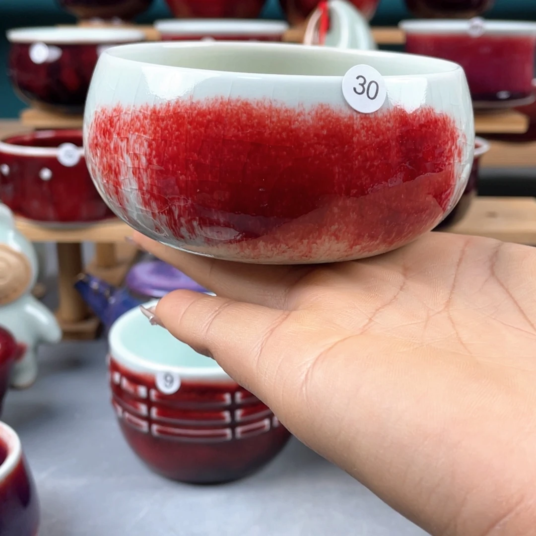 幸***！瓷片纯手工制作……微微瑕