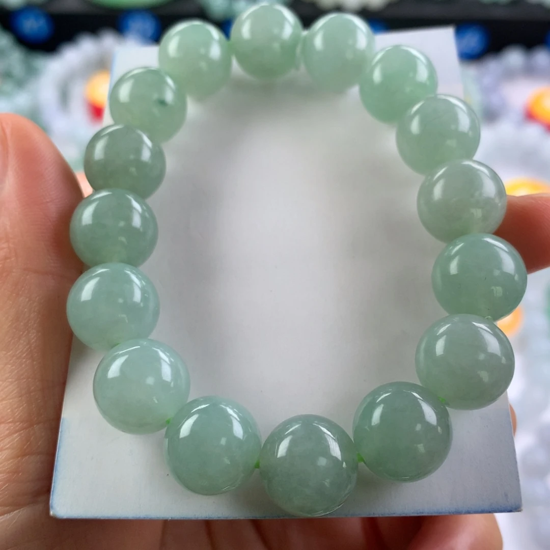 翡翠未镶嵌手链卡12.8