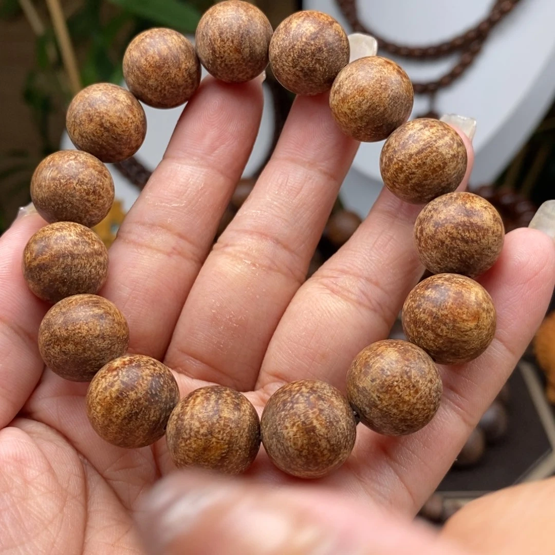 贡木手串/手链贡木1.5黄金西瓜爆龙粗抛