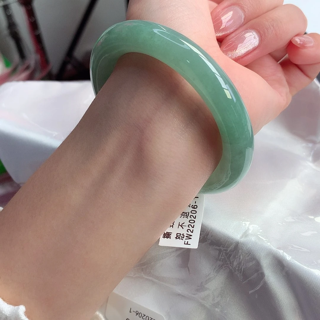 翡翠手镯未镶嵌天然A货翡翠54/55