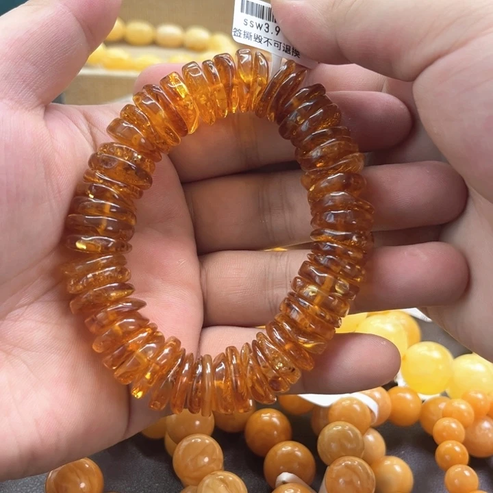 未镶嵌琥珀手链琥珀