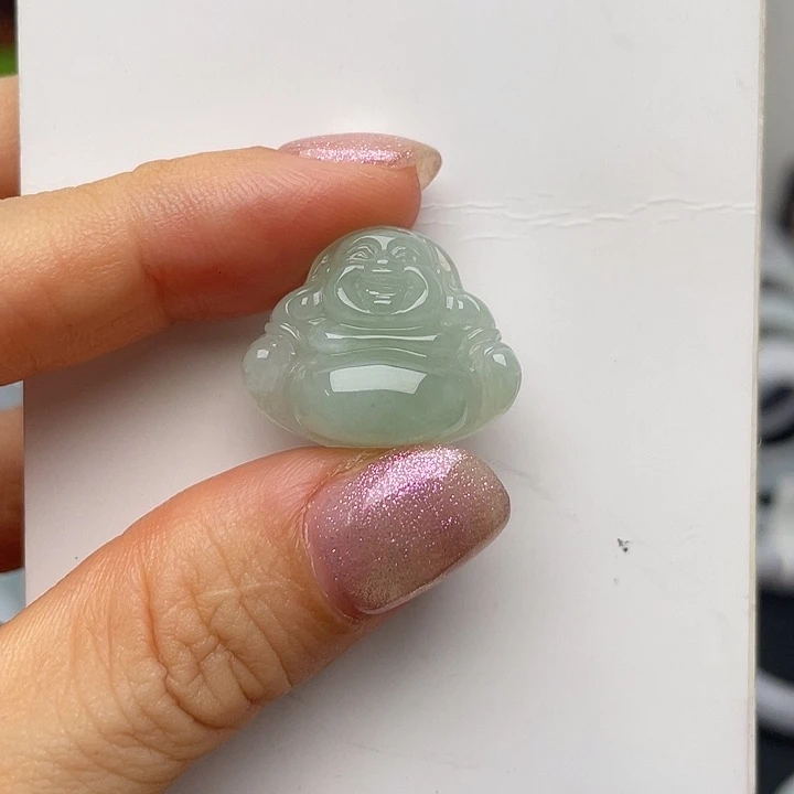 翡翠未镶嵌颈饰佛公吊坠