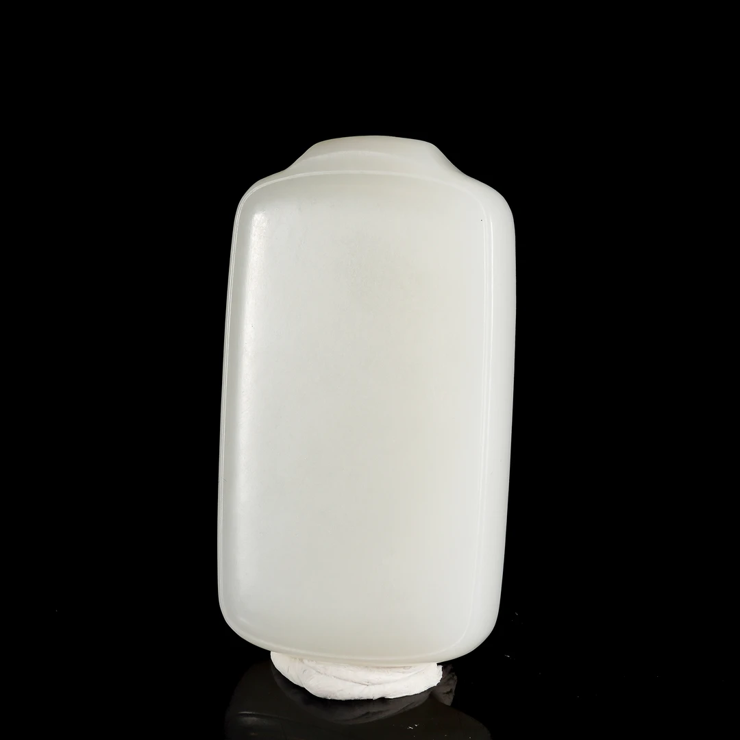 LOT.015羊脂白玉平安无事牌/X3555