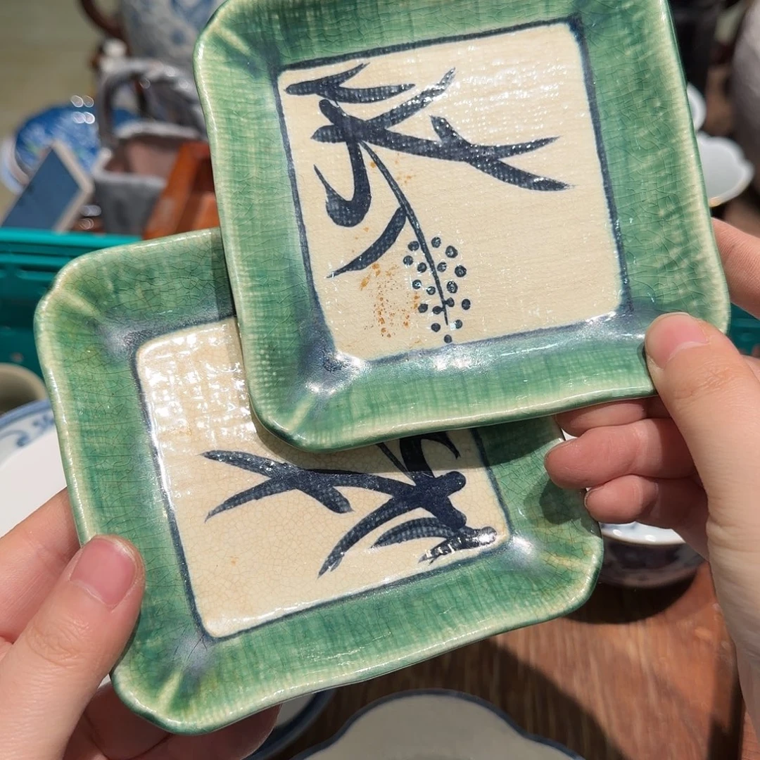 瓷片沁色四十包邮非全新