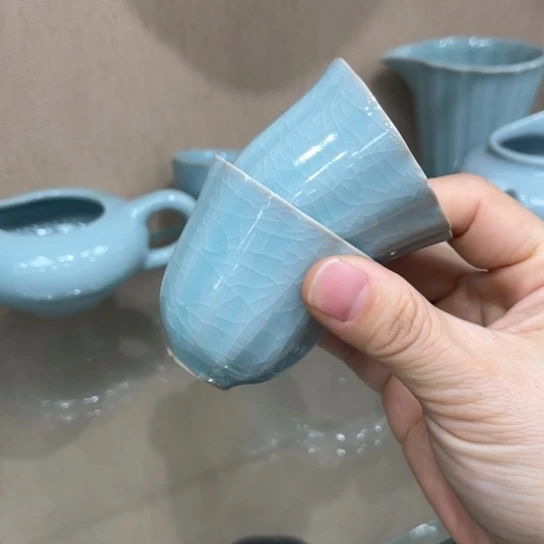 瓷片大宋名窑汝瓷茶具