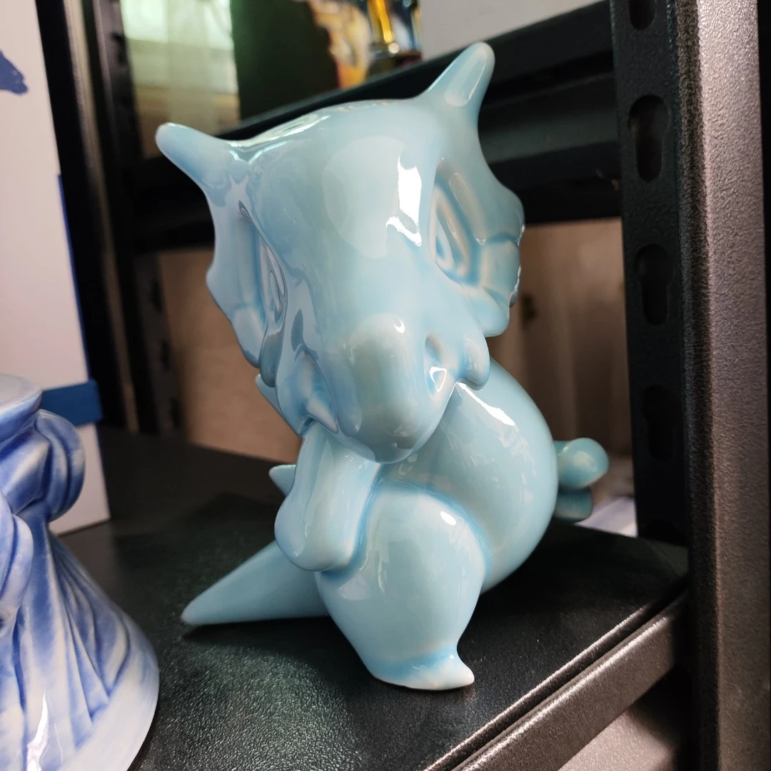 陶瓷小精灵潮玩摆件创意个性可爱装饰家居饰耿鬼专拍