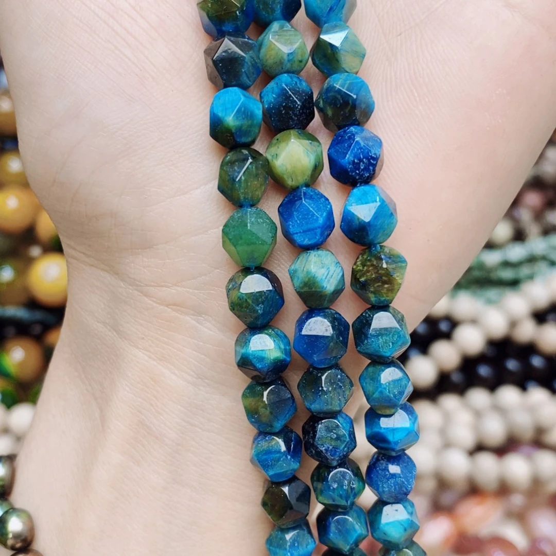 琉璃DIY切面珠随机一条装散珠