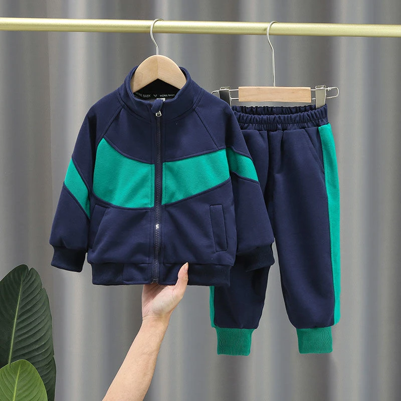 男童套装男童春装洋气运动新款爆款洋气小孩衣服中小童两件套潮款
