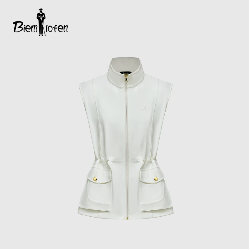 【商场同款新品】比音勒芬2025春防晒速干凉感马甲女外穿工装风立领