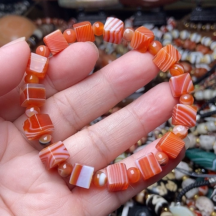 玛瑙/玉髓未镶嵌手链