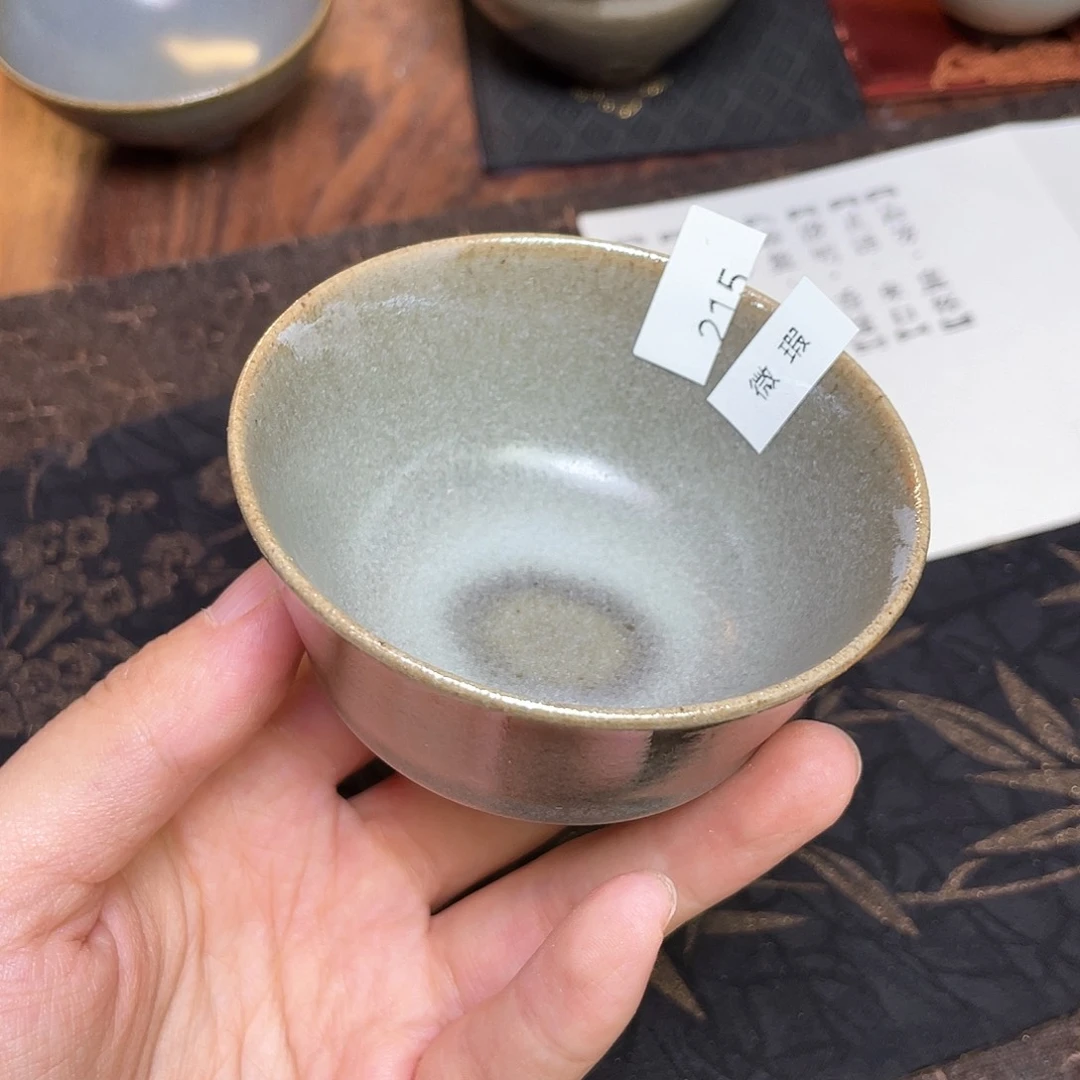 茶盏215 福临号建盏柴烧薄胎微瑕