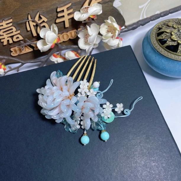 原创设计步摇日常复古宫廷女发簪发饰插梳头饰古风