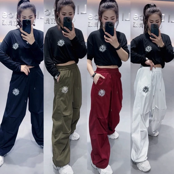 C春季新品509款斜纹棉伞兵裤