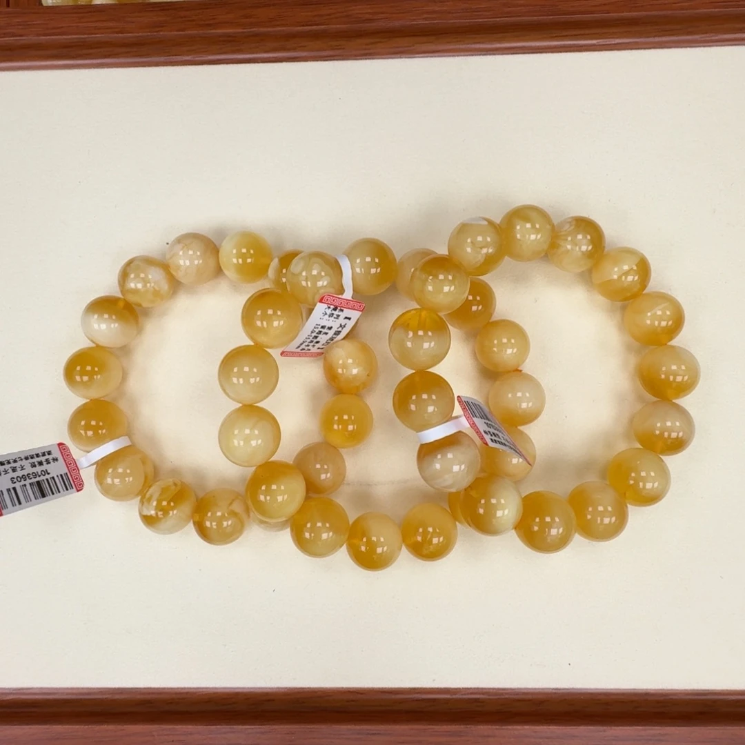 琥珀未镶嵌手链多样性发其一