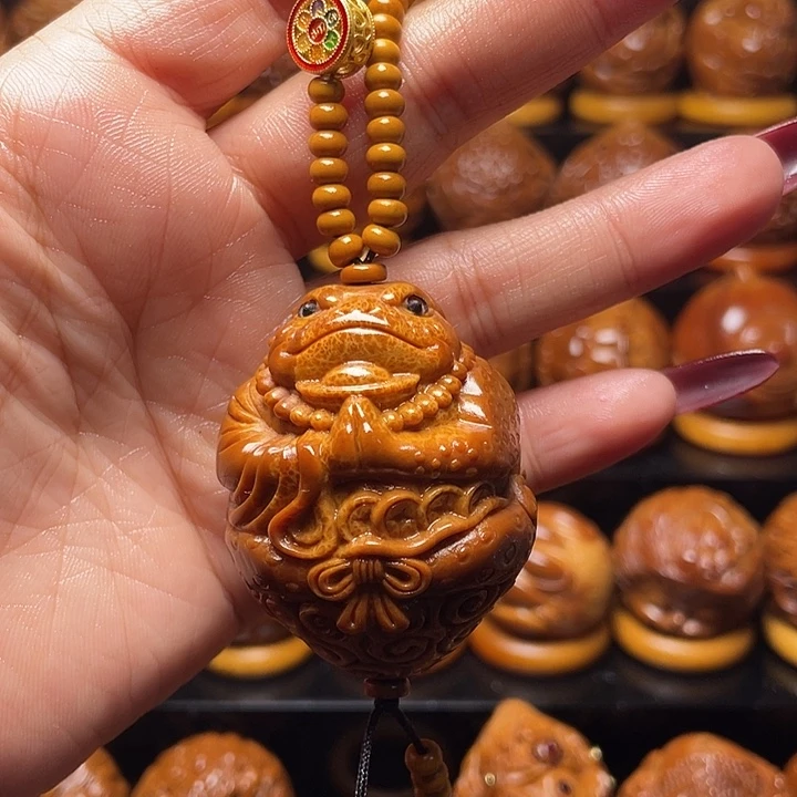 T***a把件橄榄核橄榄雕刻