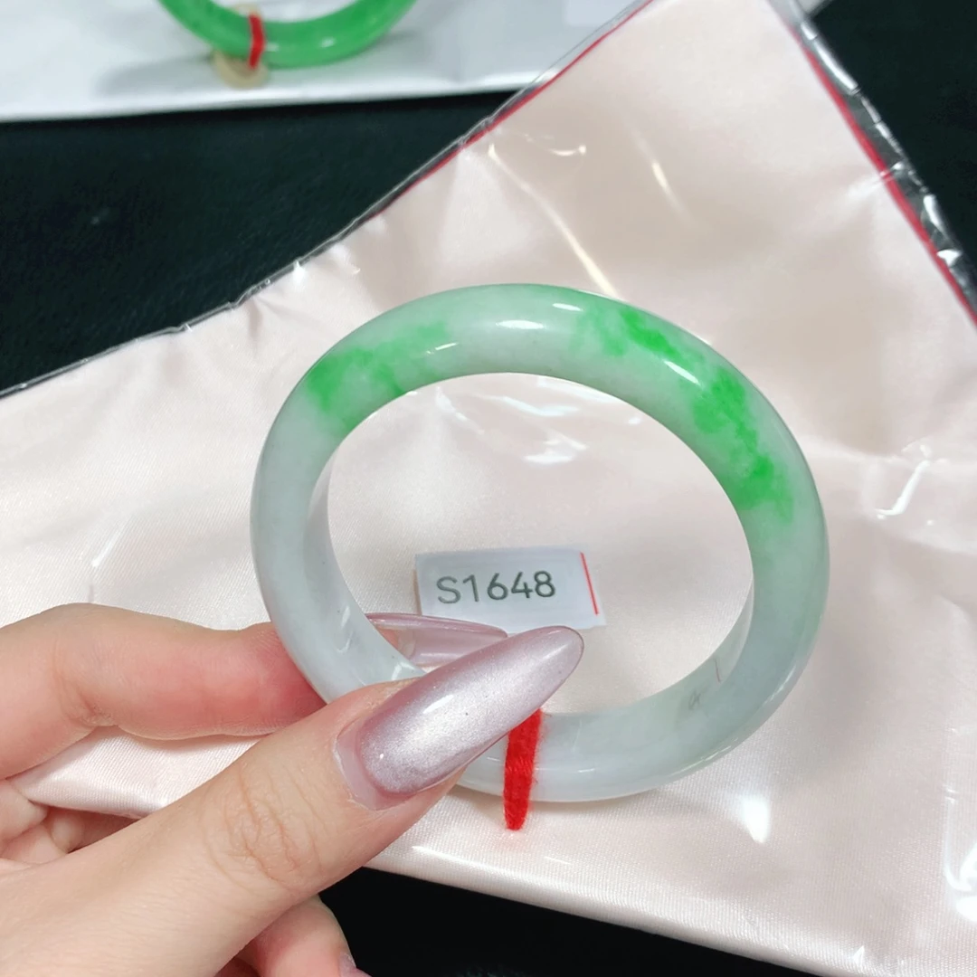 翡翠未镶嵌手镯S1648-04