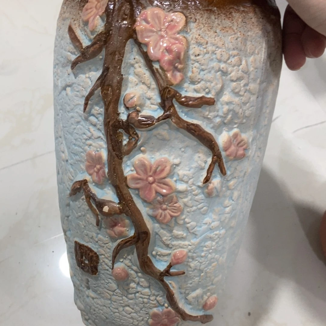 红陶高温陶瓷花盆