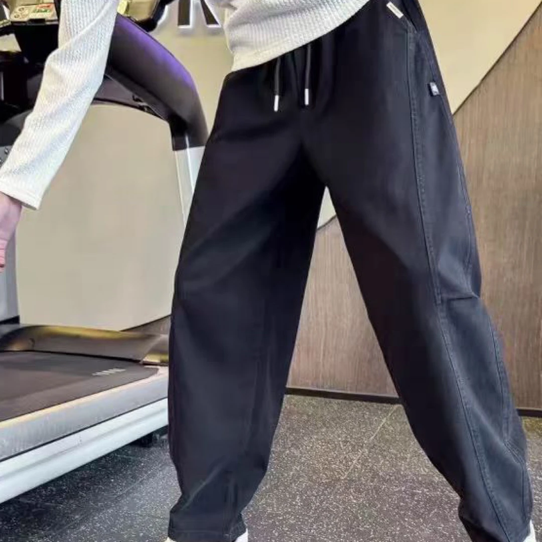 耐磨时尚潮流秋季男士秋冬束脚长裤休闲裤运动春秋