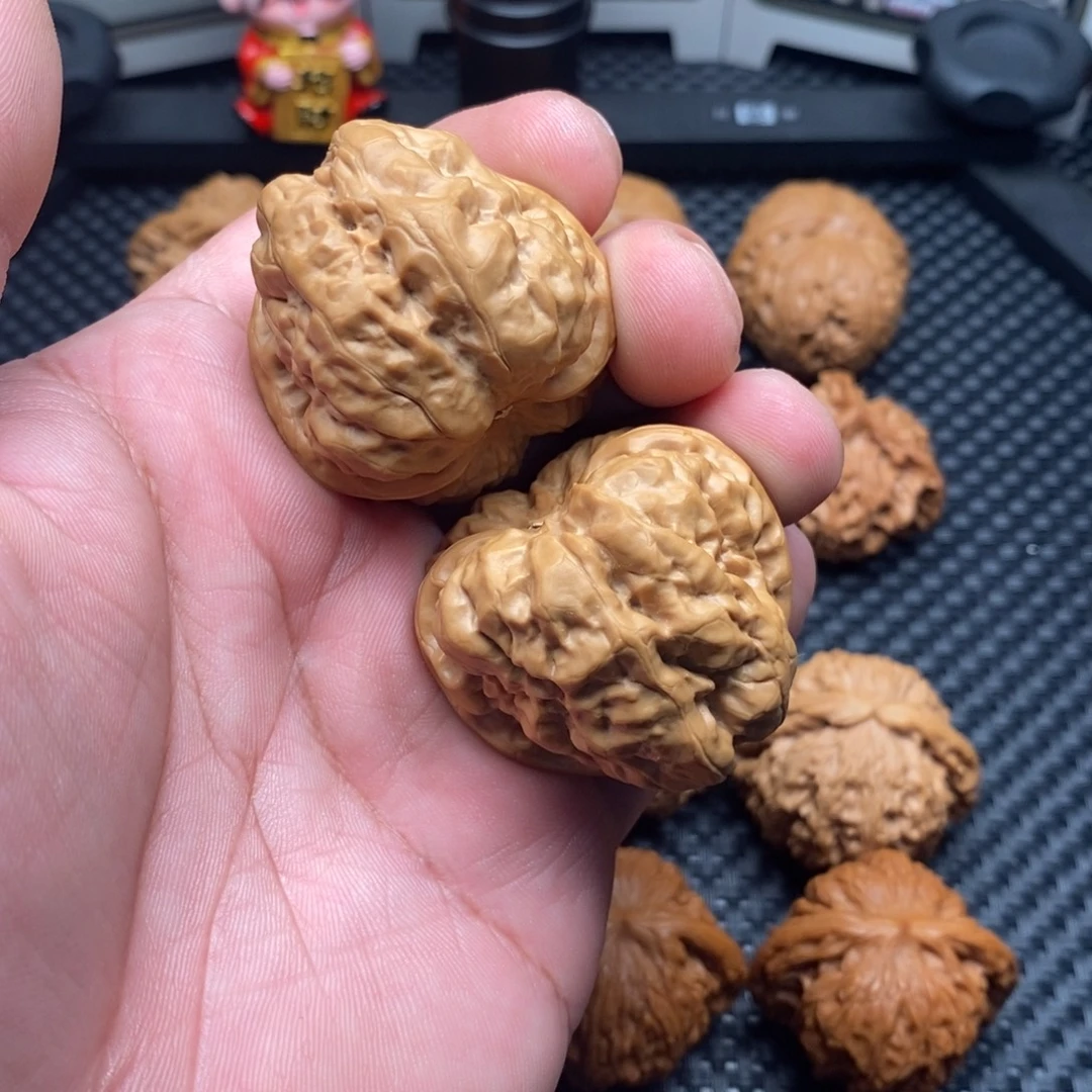 两****把件文玩核桃蛙蛙边41肚44尺