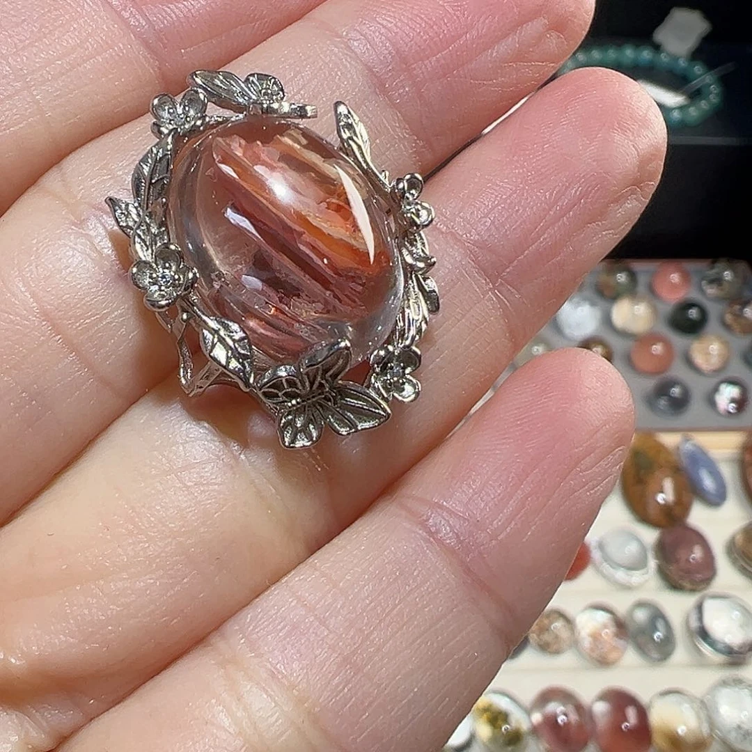 吊坠(不含链)银S925镶嵌水晶