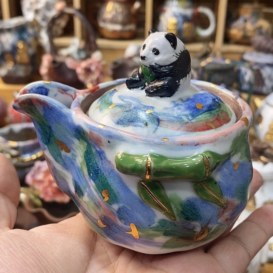 粗陶志野柴烧茶器