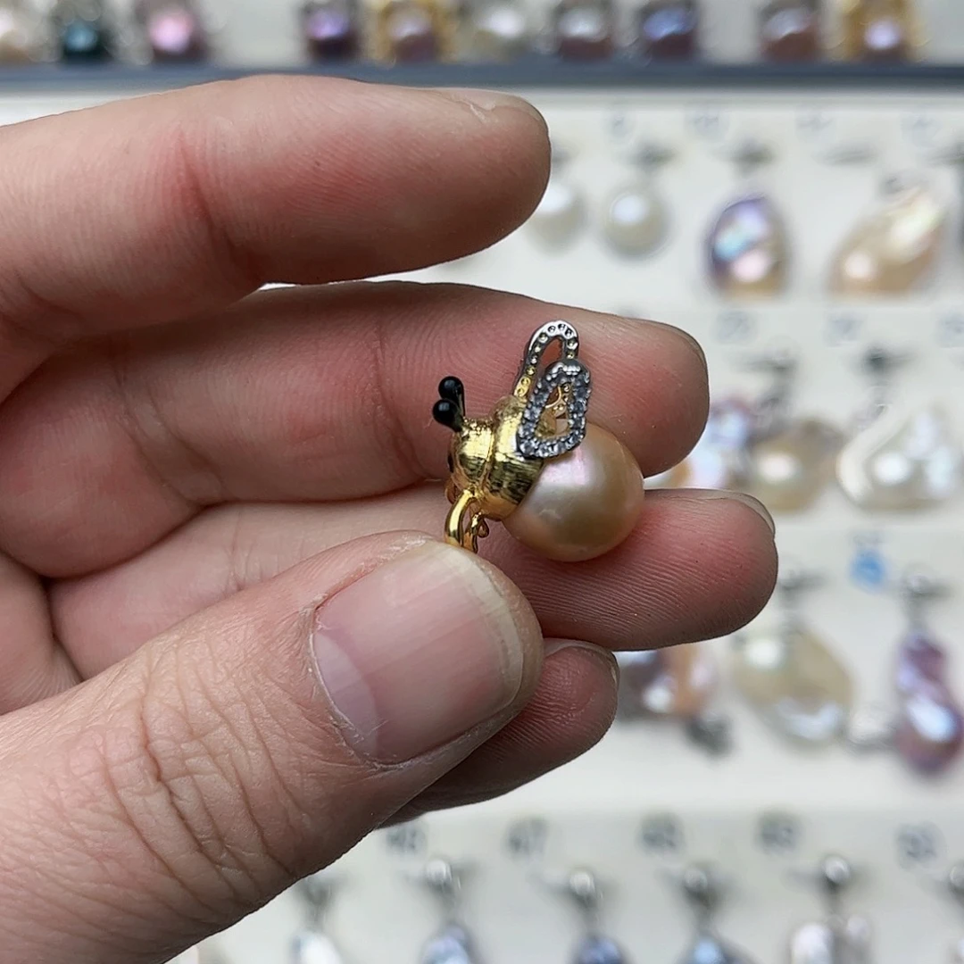 淡水珍珠吊坠(不含链)未镶嵌11