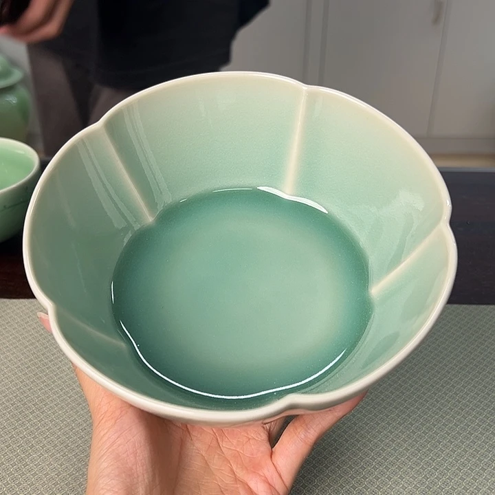 龙泉云间青瓷小米茶器