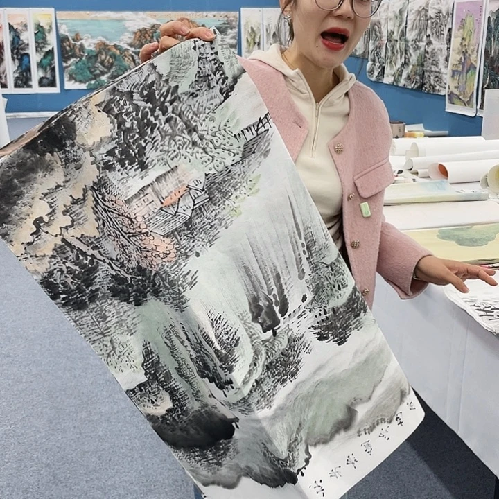 国画纯手绘国画作品