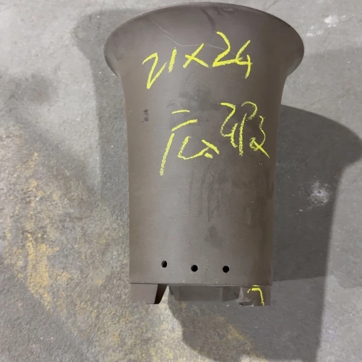 紫砂花盆高度26口径21单只