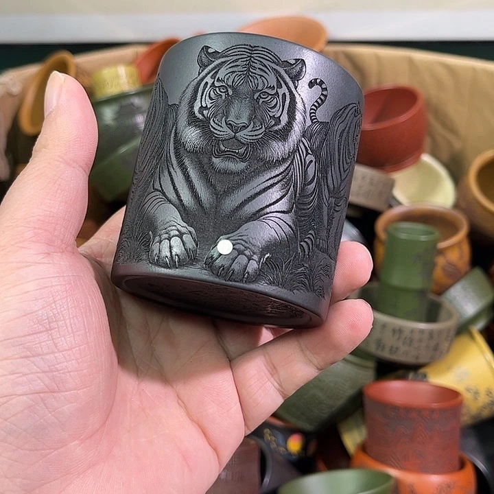 茶杯紫砂全手工紫砂主人杯