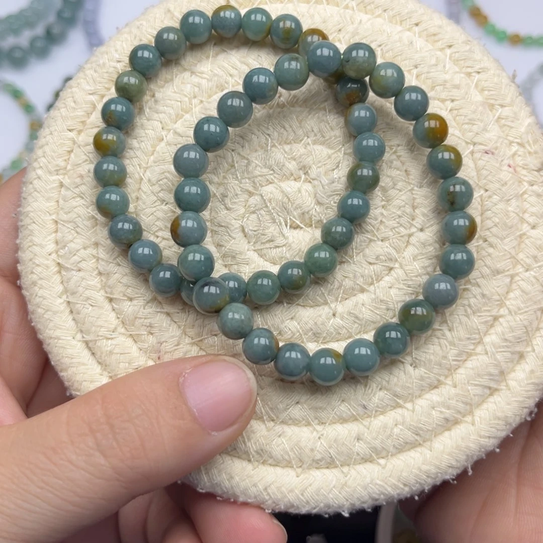 农***莉翡翠未镶嵌手链翡翠