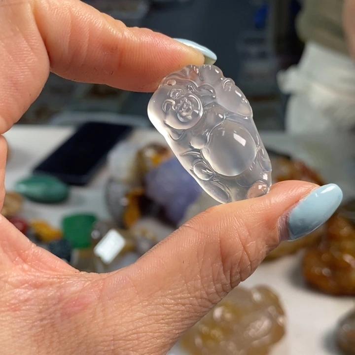 玛瑙/玉髓未镶嵌吊坠(不含链)