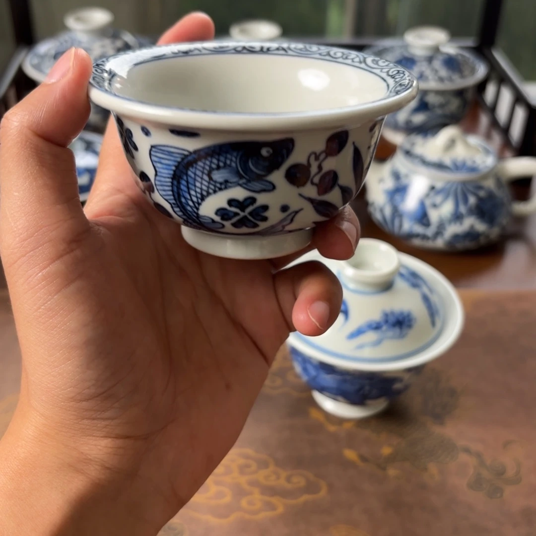 摆件景德镇手绘茶器福利大压手