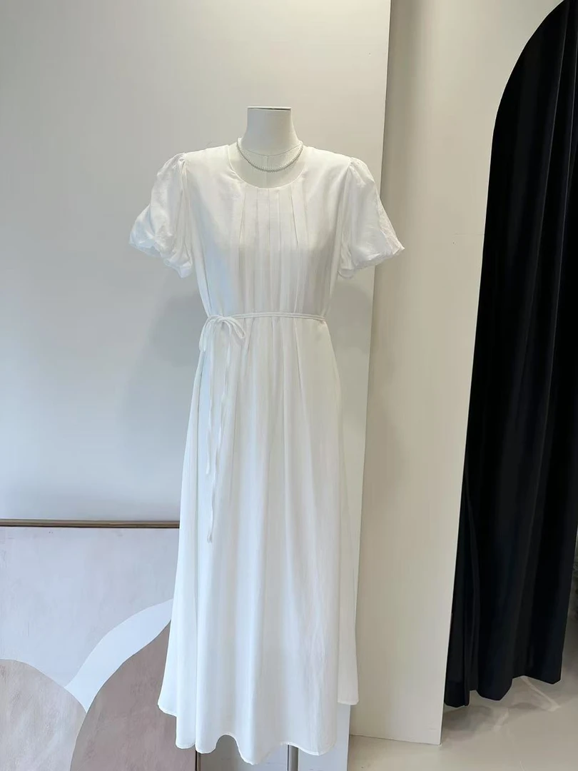 【MY LIFE】           泡泡袖连衣裙